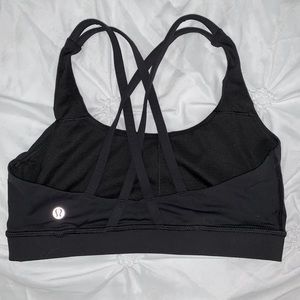 Black lululemon bra top